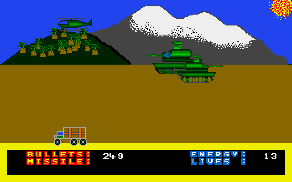 Tank atari screenshot